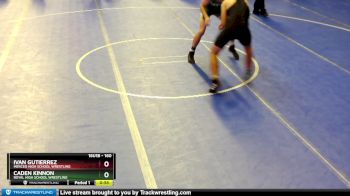 160 lbs Cons. Round 2 - Ivan Gutierrez, Merced High School Wrestling vs Caden Kinnon, Royal High School Wrestling