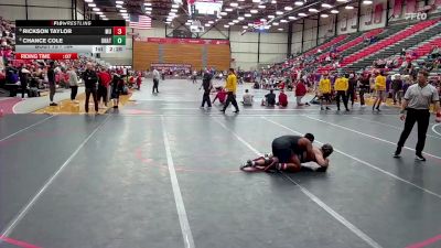 184 lbs Champ. Round 1 - Rickson Taylor, Maryville vs Chance Cole, Unattached