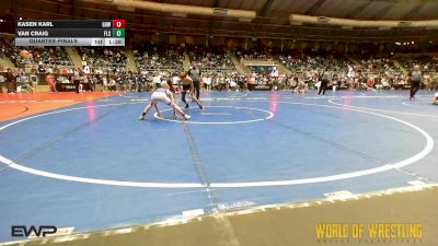 84 lbs Quarterfinal - Kasen Karl, Greater Heights Wrestling vs Van Craig, Florida Scorpions