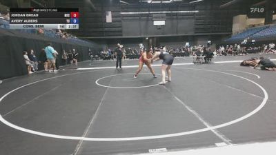 207 lbs Cons. Semi - Jordan Bread, Murray State vs Avery Albers, York University