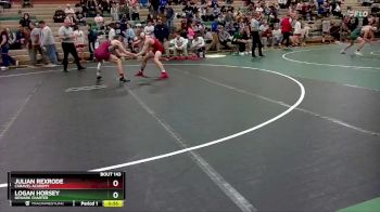 126 lbs Cons. Round 2 - Julian Rexrode, Caravel Academy vs Logan Horsey, Newark Charter