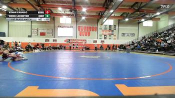 132 lbs 1st Place Match - Derik Lohmeyer, Quincy (Sr.) vs Ethan Cavallo, Normal (Community)