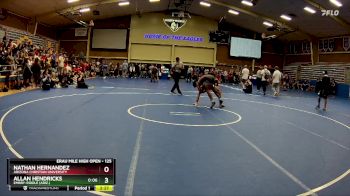 125 lbs Quarterfinal - Allan Hendricks, Embry-Riddle (Ariz.) vs Nathan Hernandez, Arizona Christian University