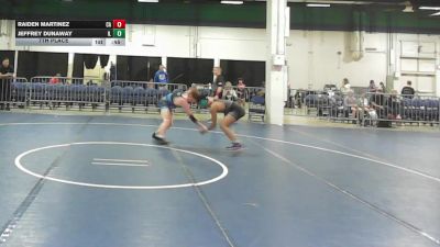 128 lbs 7th Place - Raiden Martinez, CA vs Jeffrey Dunaway, IL