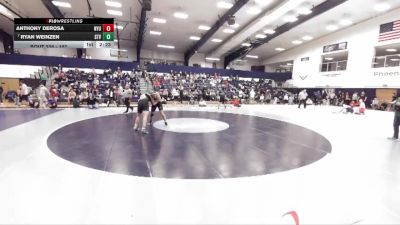 197 lbs Champ. Round 2 - Ryan Weinzen, Saint Vincent vs Anthony Derosa, New York University