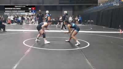 117 lbs Cons. Semi - Madison Kalamau, University Of Saint Mary vs Angelica Vicente Gonzalez, Doane