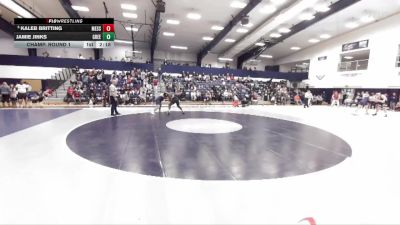 285 lbs Champ. Round 1 - Kaleb Britting, Messiah vs Jamie Jinks, Greensboro