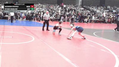 72-J lbs Consi Of 16 #2 - Jackson Stickle, Mat Assassins vs Ryker Bigelow, Northampton