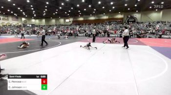 37 lbs Semifinal - Cael Penrose, Bozeman WC vs Colt Johnson, Greenwave Youth WC