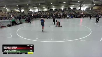 120 lbs 3rd Place Match - Kamaro Harris, Rabbit Wrestling Club vs Ladson Fraser, Rountree Wrestling Academy