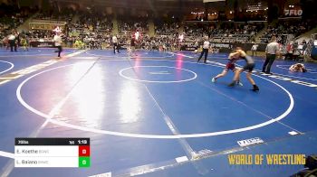 70 lbs Round Of 16 - Esai Koethe, Big Game WC vs Luca Baiano, South Hills Wrestling Academy