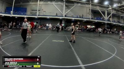 72 lbs Round 4 (6 Team) - Jack Beegle, U2 Uprising Black vs William Smathers, Rangers WC