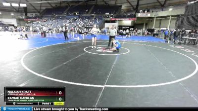 120 lbs Round 4 - Kamiah Gaerlan, Thunder Mountain Wrestling Club vs Nalaiah Kraft, Steelclaw Wrestling Club