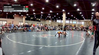 115 lbs Semifinal - Aiden Hensley, Gulf Coast Wrestling vs Issac Jung, Morris Fitness