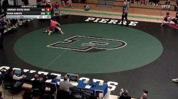 165 lbs Quarterfinals (8 Team) - Evan Juelfs, Sturgis Brown vs Adrian Good Iron, Rapid City Central