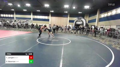 215 lbs Consi Of 16 #2 - Thor Jongert, South Kona WC vs Dallin Bowman, Timpanogos