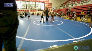 61 lbs Rr Rnd 3 - Donnie Taylor, El Reno vs Lynnleigh Pyle, Chickasha Youth Wrestling