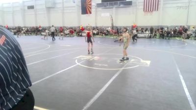 86 lbs 5th Place - Oliver Leitz, Dominate Club Wrestling vs Bradley Schreiber, Rancho Bernardo WC