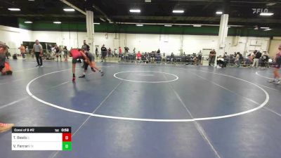 112 lbs Consi Of 8 #2 - TeJon Beals, IL vs Vinny Ferrari, TX