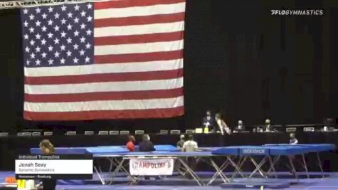 Jonah Seay - Individual Trampoline, Dynamic Gymnastics - 2021 USA Gymnastics Championships