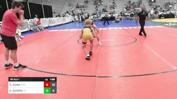 100 lbs Rr Rnd 1 - Anthony Jones, Quest School Of Wrestling MS vs Aaden Schiefer, Steller Trained Fett