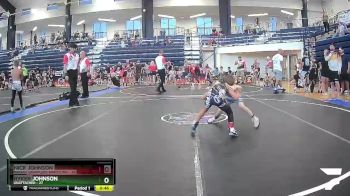 50 lbs Champ. Round 1 - Nick Johnson, Garage Grapplers Wrestling vs Ryker Johnson, Unattached