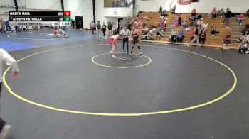 197 lbs Quarterfinal - Joseph Petrella, Baldwin Wallace vs Hadyn Ball, Wabash