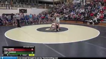 160 lbs Placement Matches (8 Team) - Toby Maddux, Trion vs Will Hames, Social Circle