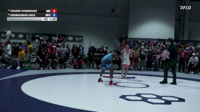57 kg Champ. Rd Of 32 - Cruzer Dominguez, MWC Wrestling Academy vs Abdirahman Unle, Nebraska Wrestling Training Center