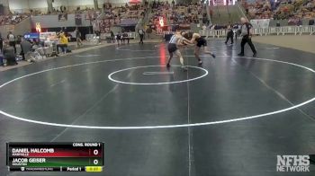 AA 132 lbs Cons. Round 1 - Daniel Halcomb, Maryville vs Jacob Geiser, Houston