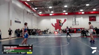160 lbs Champ. Round 1 - Wyatt Speth, South Putnam vs Michael Wilson, Terre Haute South