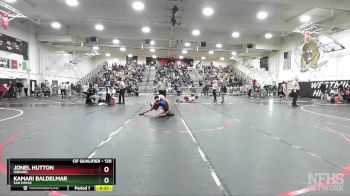 120 lbs Cons. Round 2 - Kamari Baldelmar, San Dimas vs Jonel Hutton, Oxnard