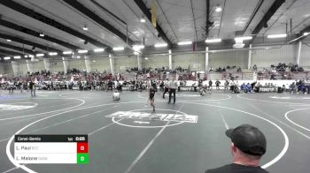 54 lbs Consolation - Layshaun Paul, Rez WC vs Landon Malone, Durango WC