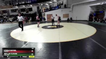 197 lbs Cons. Round 2 - Steele Boysel, Findlay vs Brylan Clouse, Lake Erie