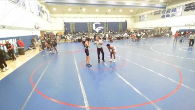 138 lbs Cons. Round 2 - Josue Juarez, Westminster High School vs Quinten Samuels, Junkyard Dogs Wrestling Club