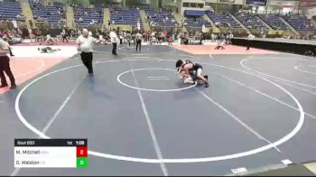 126 lbs Quarterfinal - Matthew Mitchell, Pioneer Grappling vs Gentry Walston, L-S Hawks