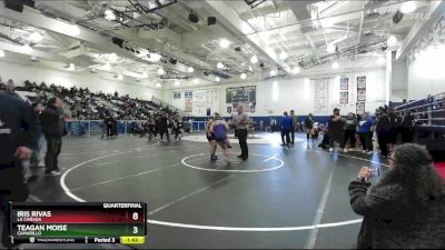 140 lbs Semifinal - Amber Farr, Norwalk vs Josephine Wiener, Harvard Westlake