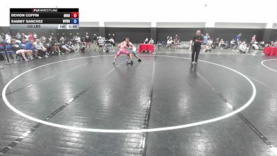 132 lbs Devion Coffin, Ohio Gray vs Sammy Sanchez, Team Wyoming White