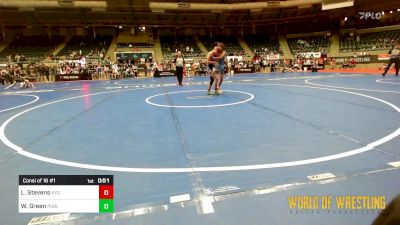 101 lbs Consi Of 16 #1 - Layton Stevens, Kansas Young Guns vs William Green, Purler Wrestling, Inc