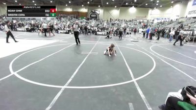46 lbs Consi Of 8 #2 - Noah Ohm, Gold Rush Wrestling vs Westin Cota, Fallon Outlaws WC