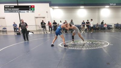 144 lbs Consi Of 16 #2 - Gage Lohr, SD vs Peyton Hornsby, IN