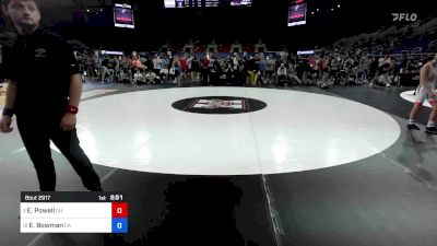 100 lbs Rnd Of 16 - Ethan Powell, OH vs Eli Bowman, GA