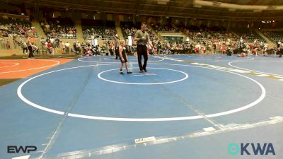 55 lbs Consi Of 8 #1 - Shane Guinn, Fort Gibson Youth Wrestling vs Tucker Korb, Vinita Kids Wrestling