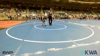 55 lbs Consi Of 8 #1 - Shane Guinn, Fort Gibson Youth Wrestling vs Tucker Korb, Vinita Kids Wrestling