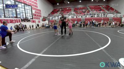 54-58 lbs Consi Of 4 - Holley Harrington, Choctaw Ironman Youth Wrestling vs Harriet Rumsey, Team Guthrie Wrestling