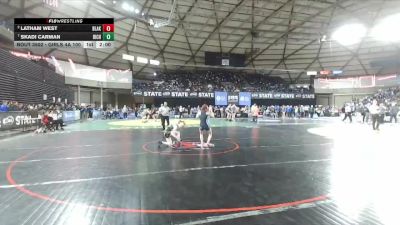 Girls 4A 100 lbs Quarterfinal - Skadi Carman, Richland (Girls) vs Latham West, Bonney Lake (Girls)