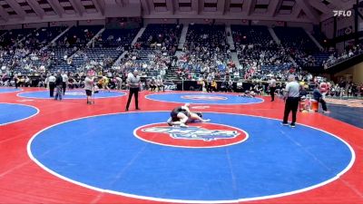 1A-132 lbs Semifinal - Jayden Brown, Temple vs Gavin Coleman, Jeff Davis HS