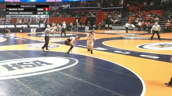 3A 157 lbs Cons. Round 1 - Michael Brannigan, Hampshire vs Mason Vogt, Minooka