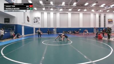 170 lbs Champ. Round 2 - Marielle Becker, Upper Perkiomen vs Hailey Yow, Mountain ViewHS