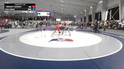126 lbs Champ. Rd Of 32 - Bradley Bauman, Eagle Club vs Jace Forgy, Maurer Coughlin Wrestling Club